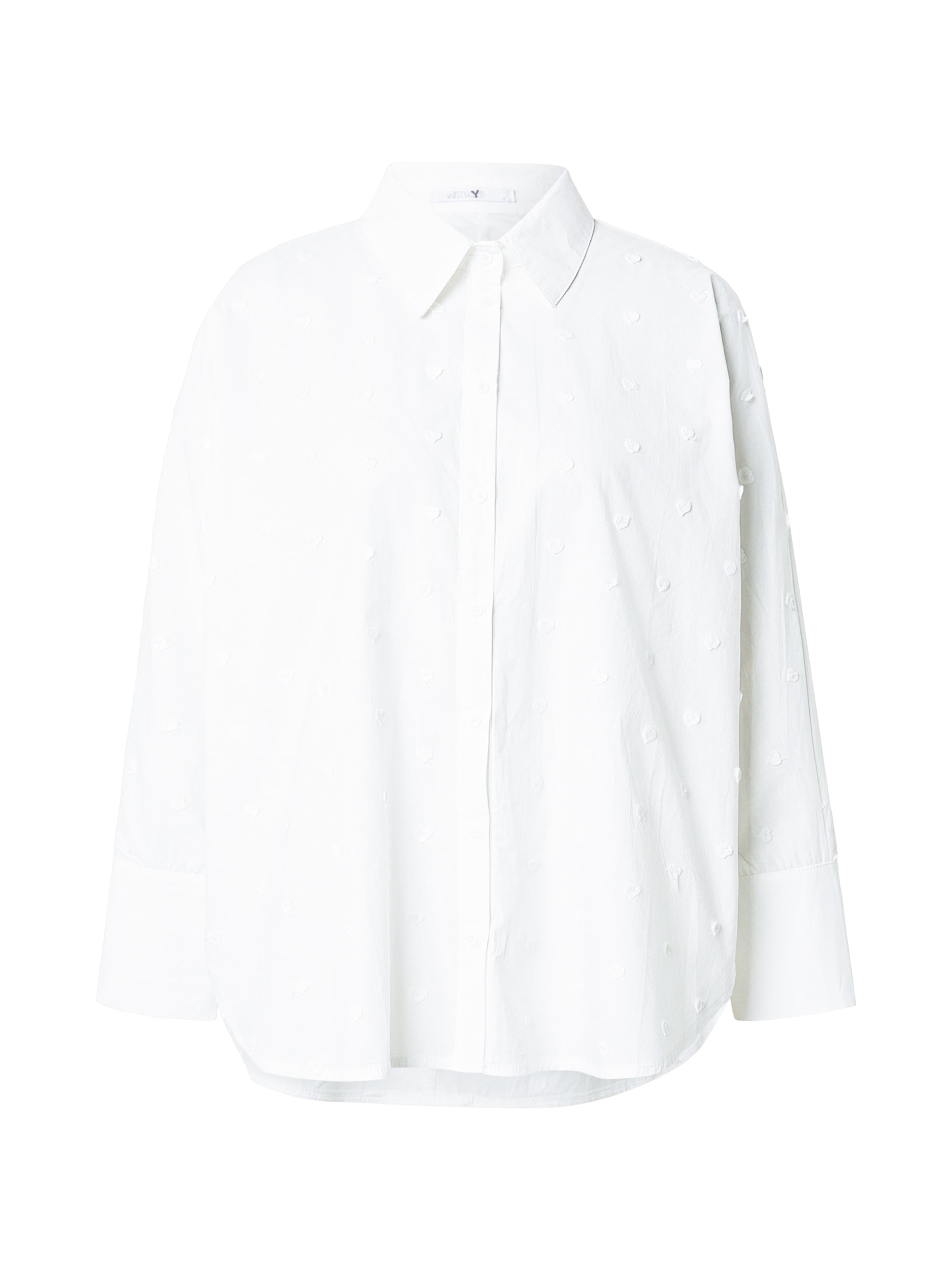 Hailys Bluzka 'He44arty' w kolorze biały: przód