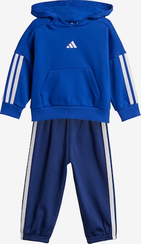 mėlyna ADIDAS SPORTSWEAR Treniruočių kostiumas 'Essentials': priekis