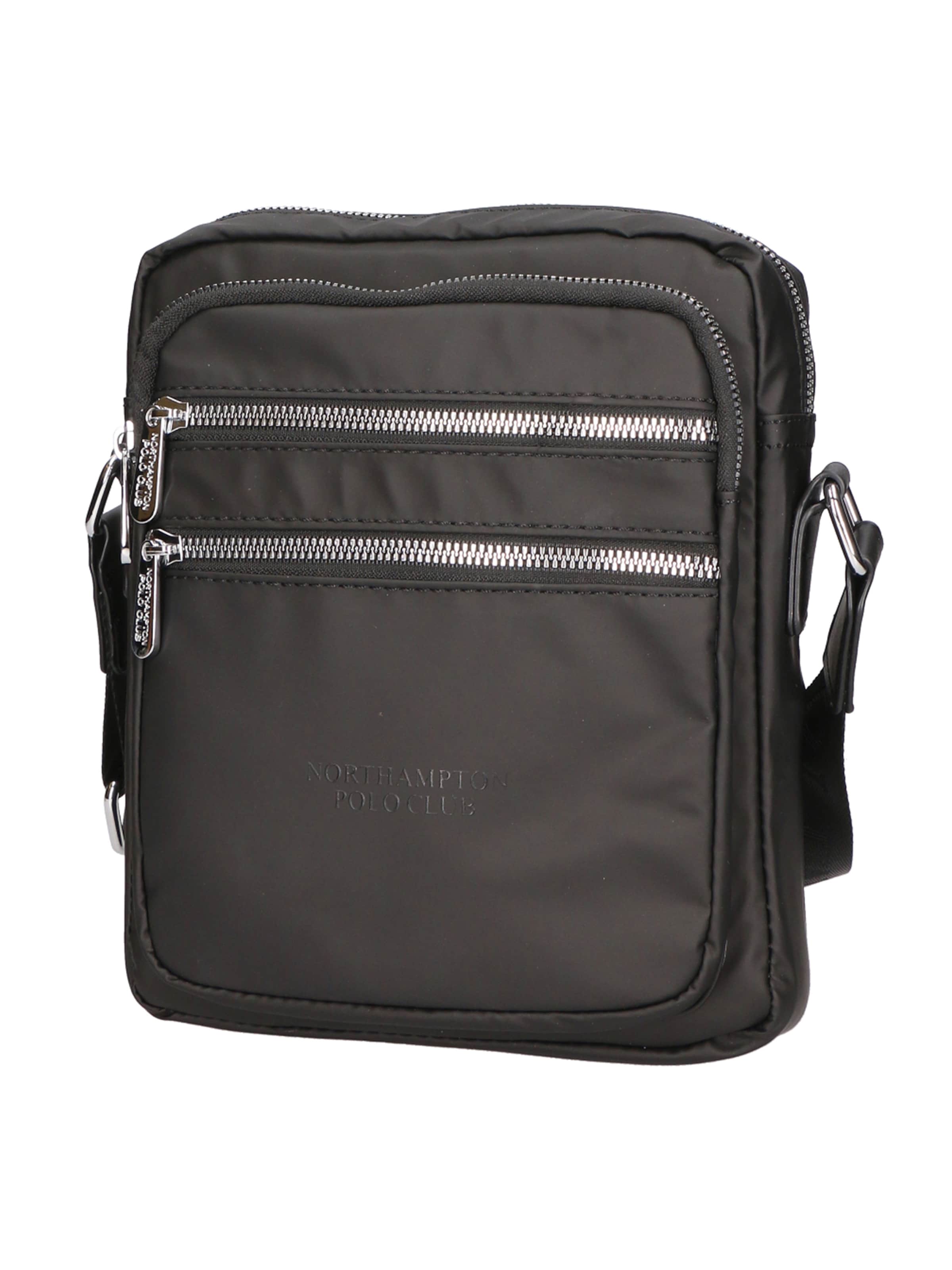 Borsa a tracolla di Northampton Polo Club in nero: frontale
