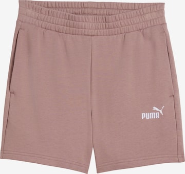 Pantaloni sportivi 'ESS SMALL No. 1' di PUMA in lilla: frontale