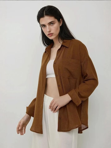 Camicia da donna di Hiccup in marrone