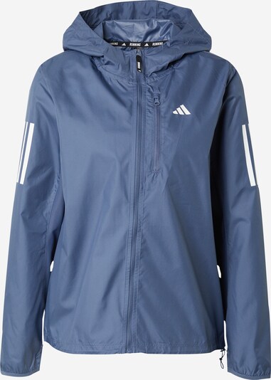 ADIDAS PERFORMANCE Sportska jakna 'Own The Run' u safirno plava / bijela, Pregled proizvoda