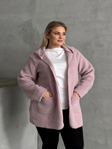Stil Diva Fleece jacket in Pink: front
