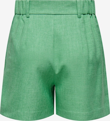 ONLY Loosefit Élére vasalt nadrágok 'LINDA' - zöld