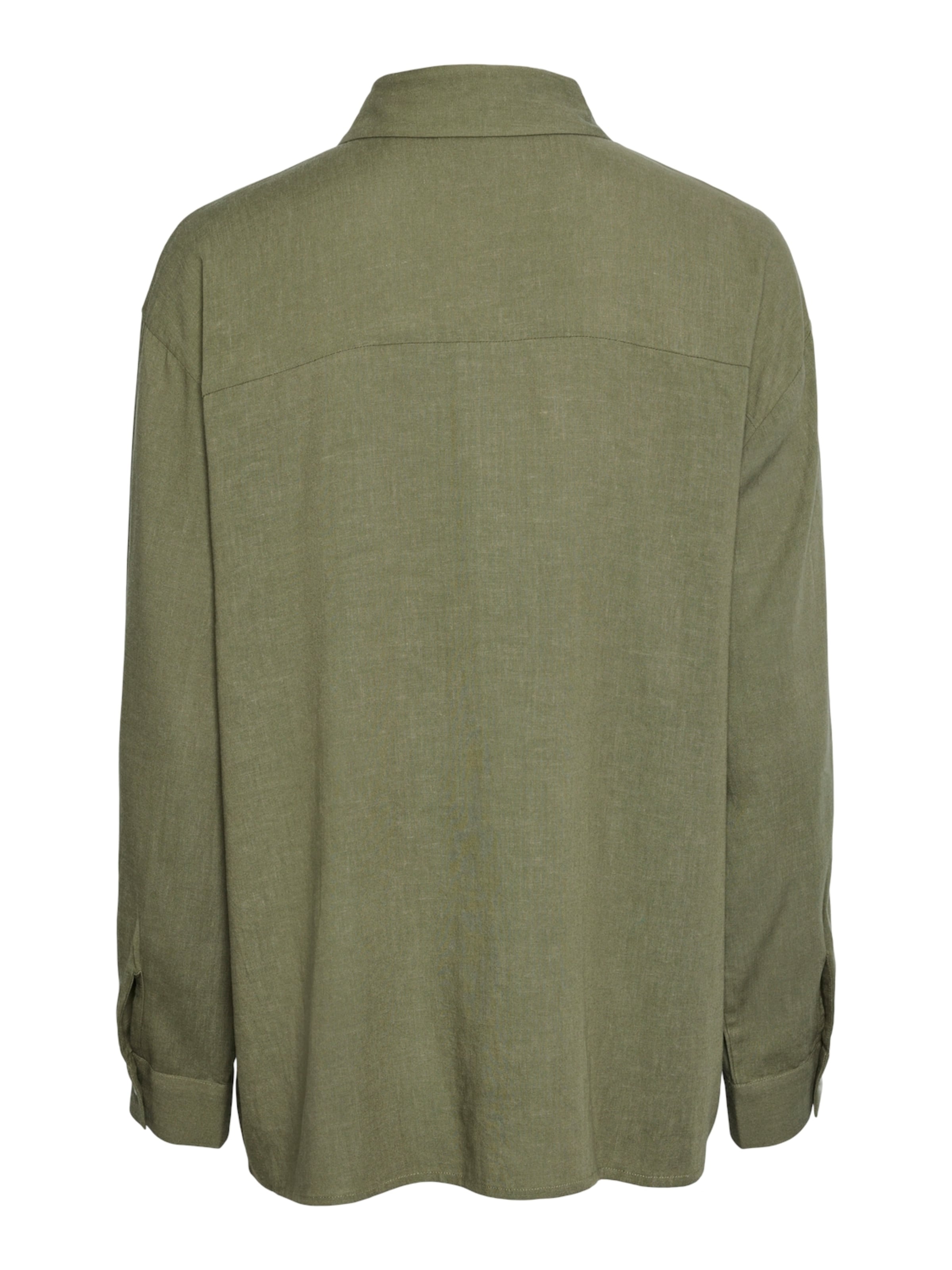 PIECES Bluse 'PCPia' i grøn