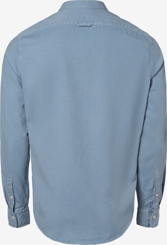 DRYKORN Slim fit Button Up Shirt 'Tarok' in Blue