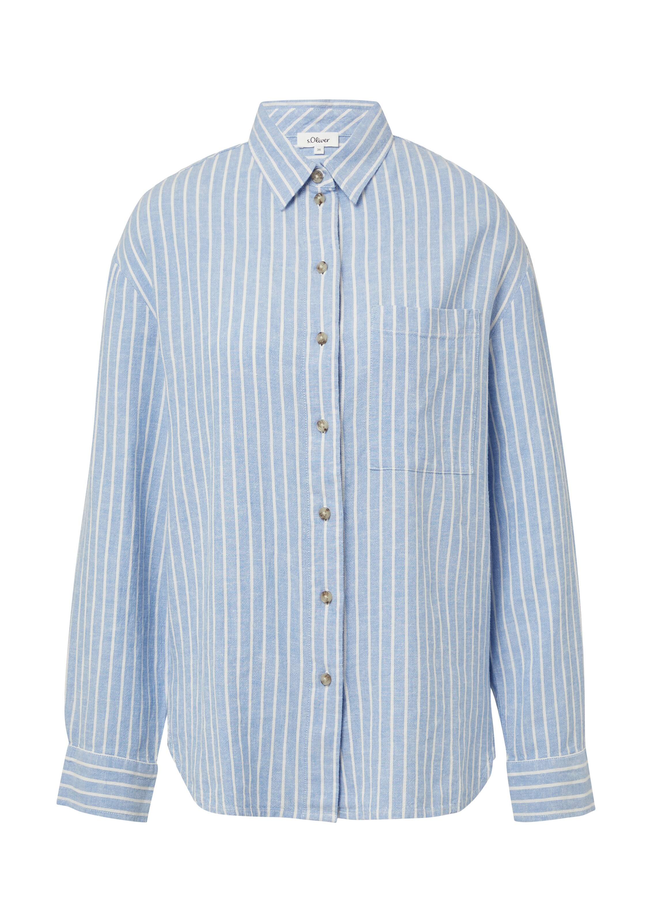 Chemisier s.Oliver en bleu : devant