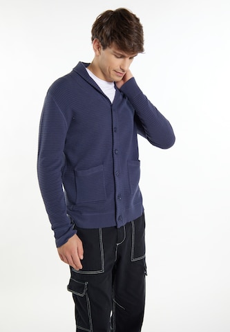 MO Knit cardigan 'Rovic' in Blue
