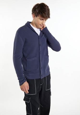 MO Strickjacke 'Rovic' in Blau