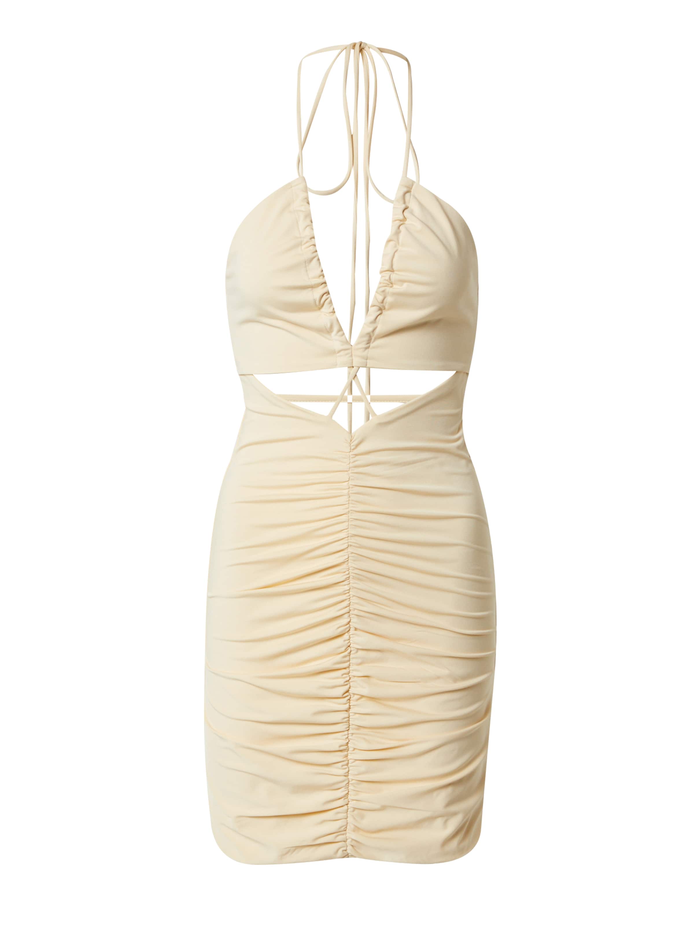 ABOUT YOU x Alina Eremia Summer Dress 'Alisa' in Beige: front