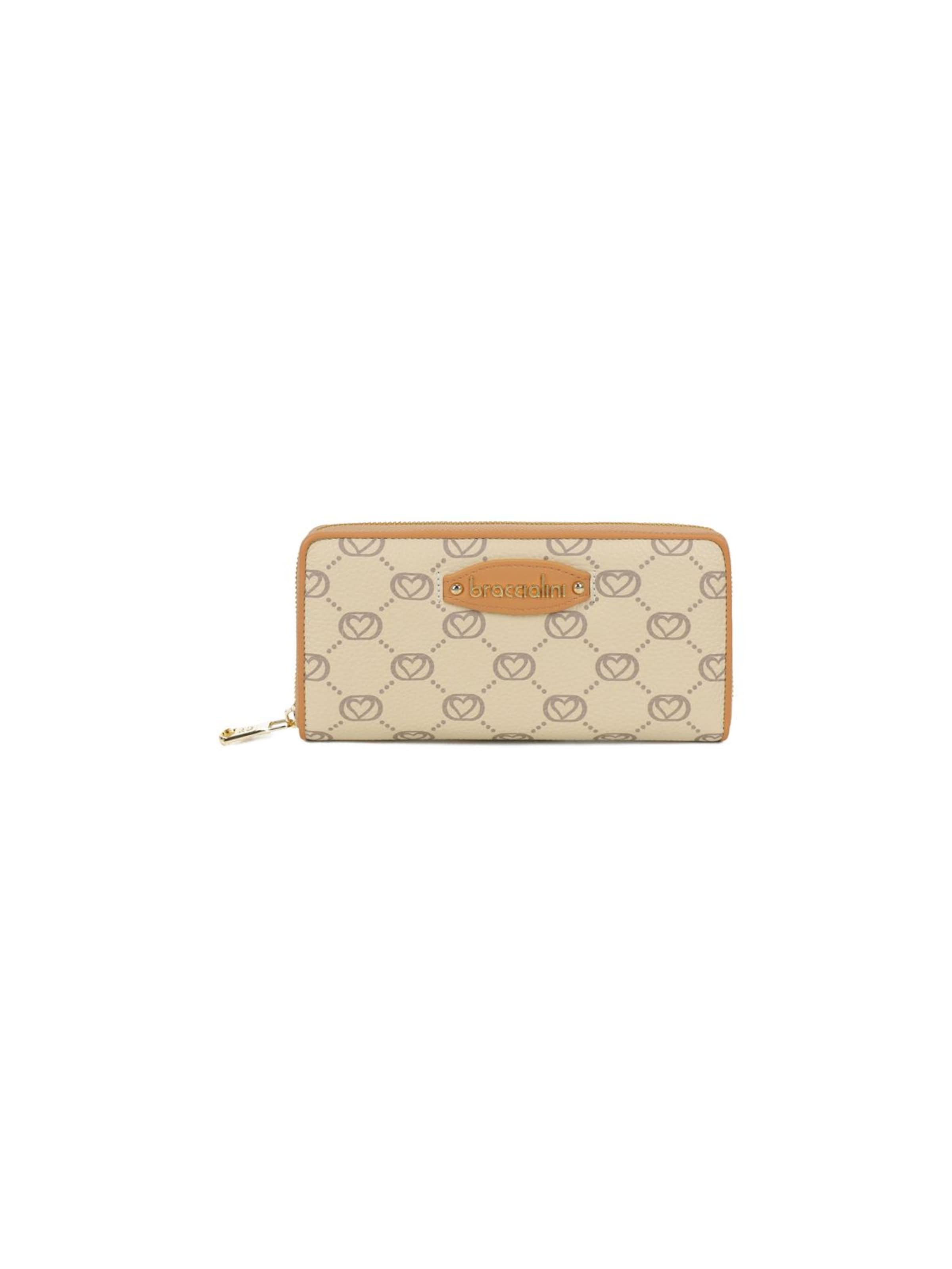 Braccialini Portemonnaie 'Monogram'‌‌‌‌ in Beige: Vorderseite