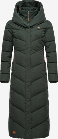 Ragwear Winter Coat 'Natalka' in Green: front