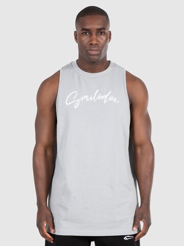 Smilodox Functioneel shirt 'Bennet' in Grijs: voorkant