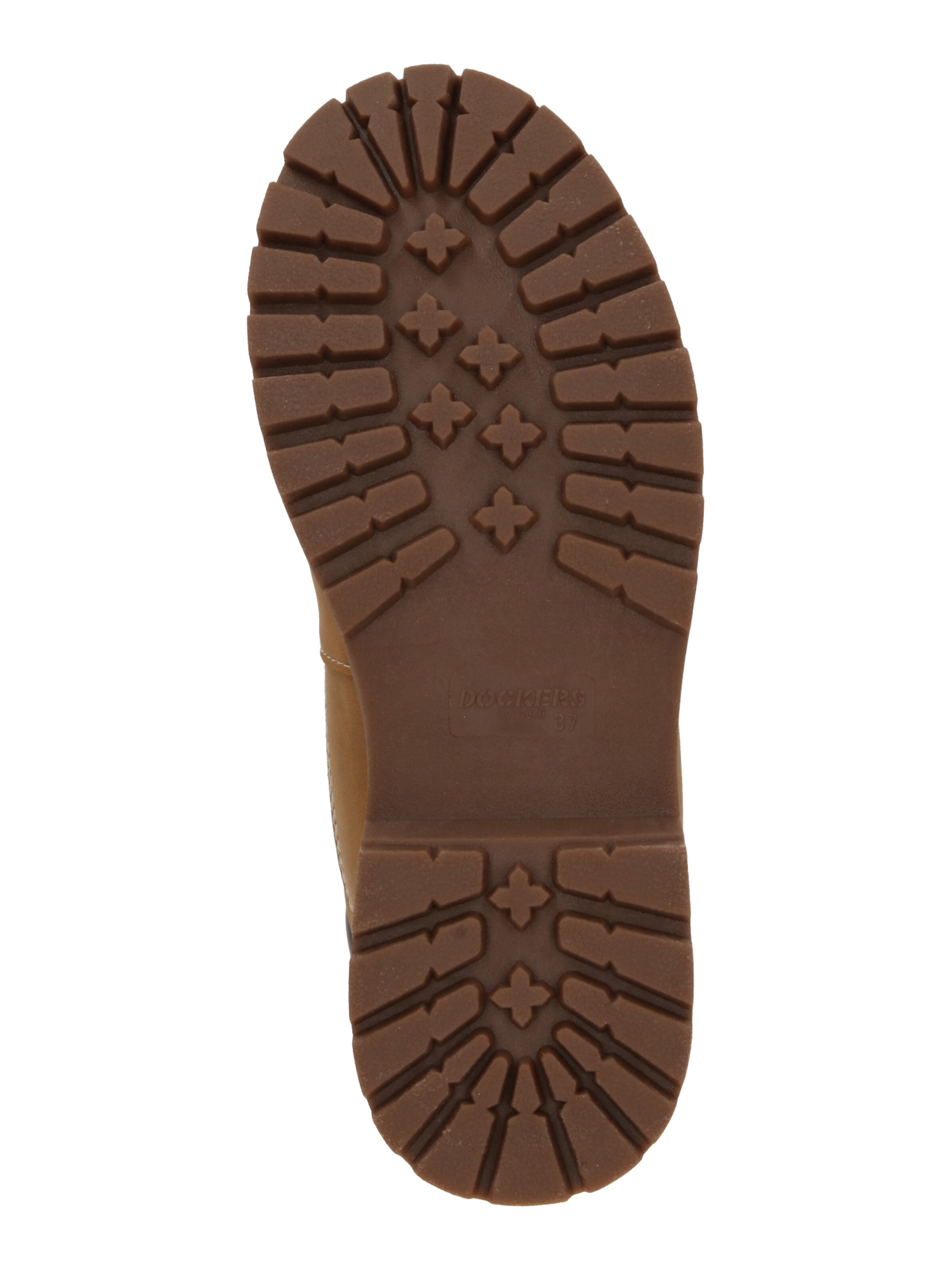 Dockers by Gerli Fűzős rövid szárú csizmák - sárga