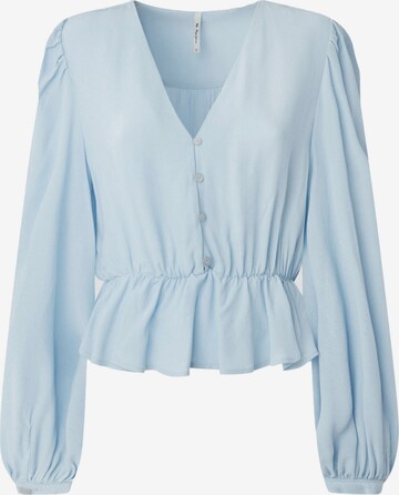 Pepe Jeans Blouse 'Edita' in Blauw: voorkant