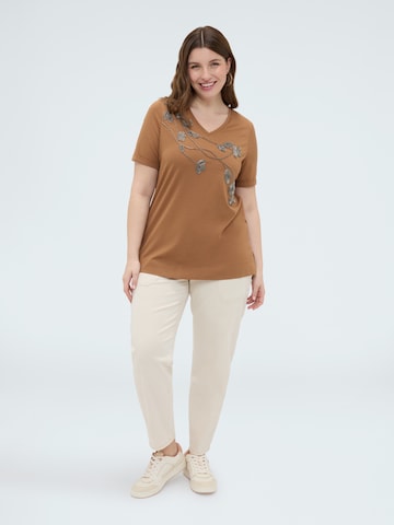 Fiorella Rubino - Camiseta en marrón