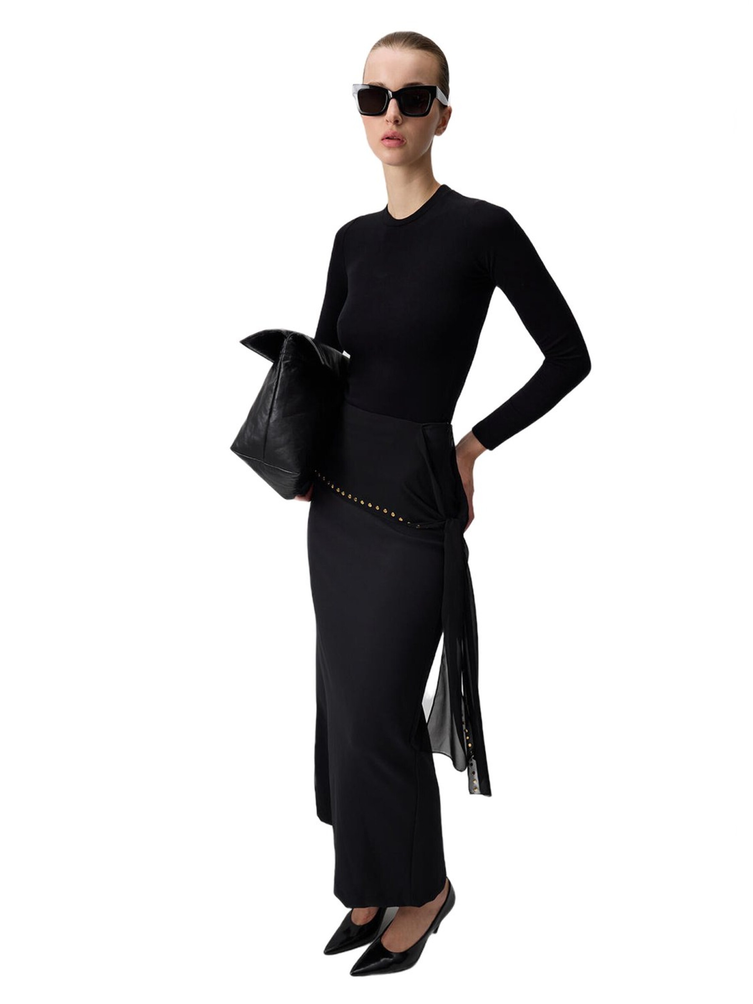 Touche Prive Skirt in Black