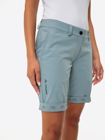 VAUDE Slimfit Hose in Blau