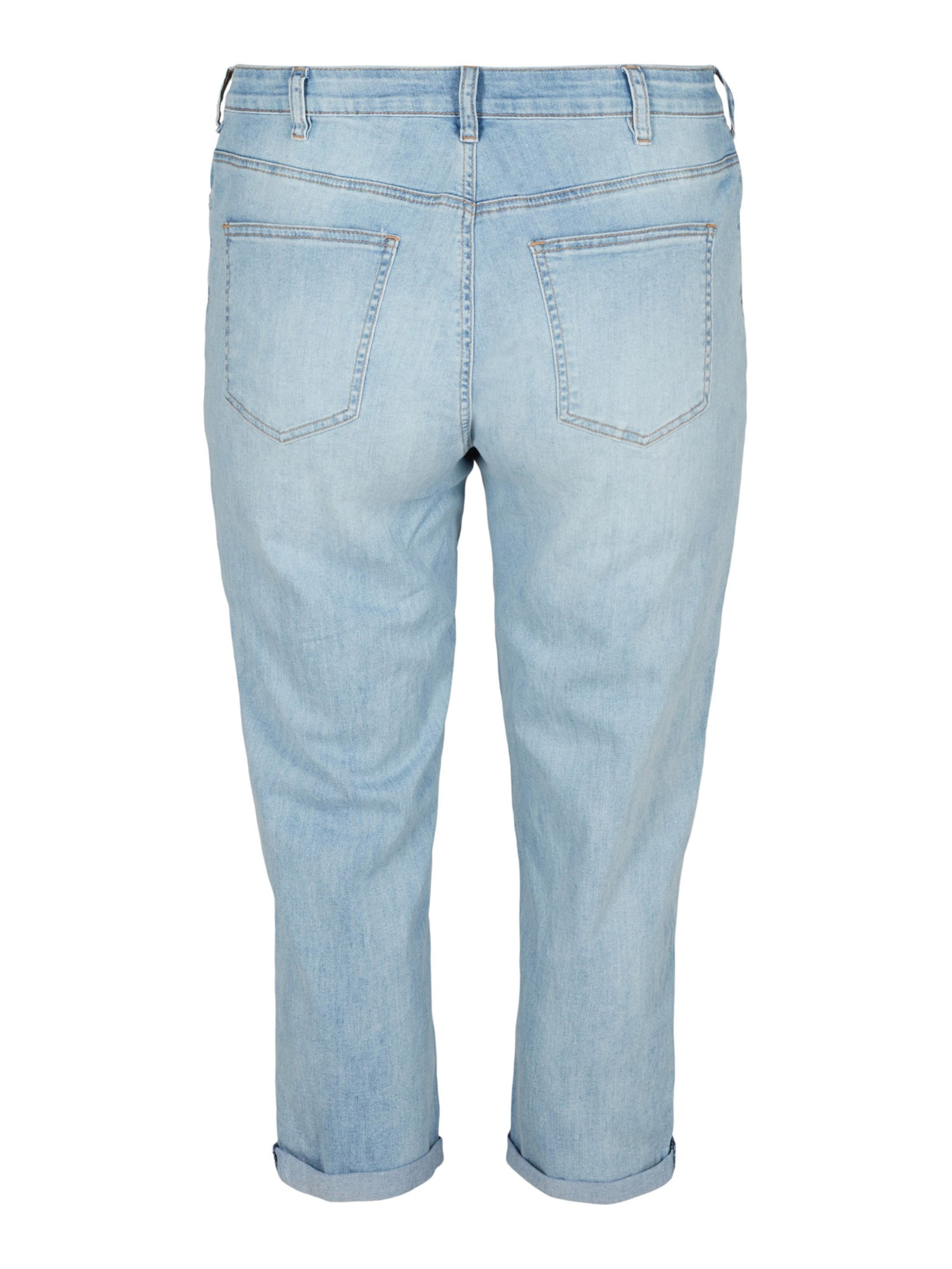 Zizzi - Regular Calças de ganga 'Gia' em azul