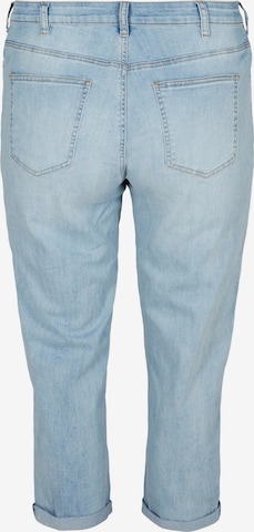Zizzi Regular Jeans 'Gia' in Blauw