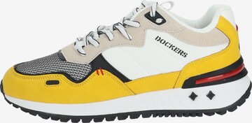 Sneaker bassa di Dockers by Gerli in giallo: frontale