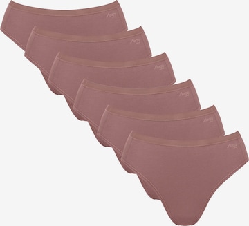 Slip SLOGGI en marron : devant