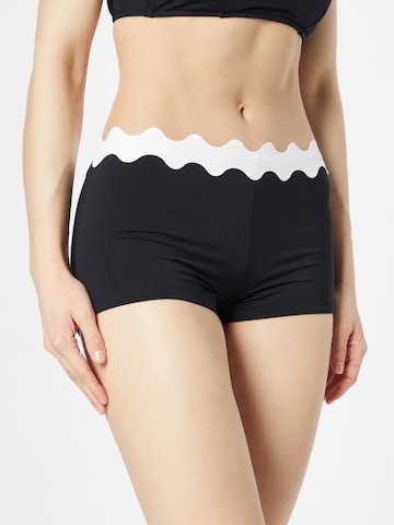 Seafolly Bikini Bottoms 'Gia' in Black: front