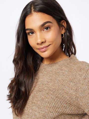 PIECES Knit dress 'Ellen' in Brown