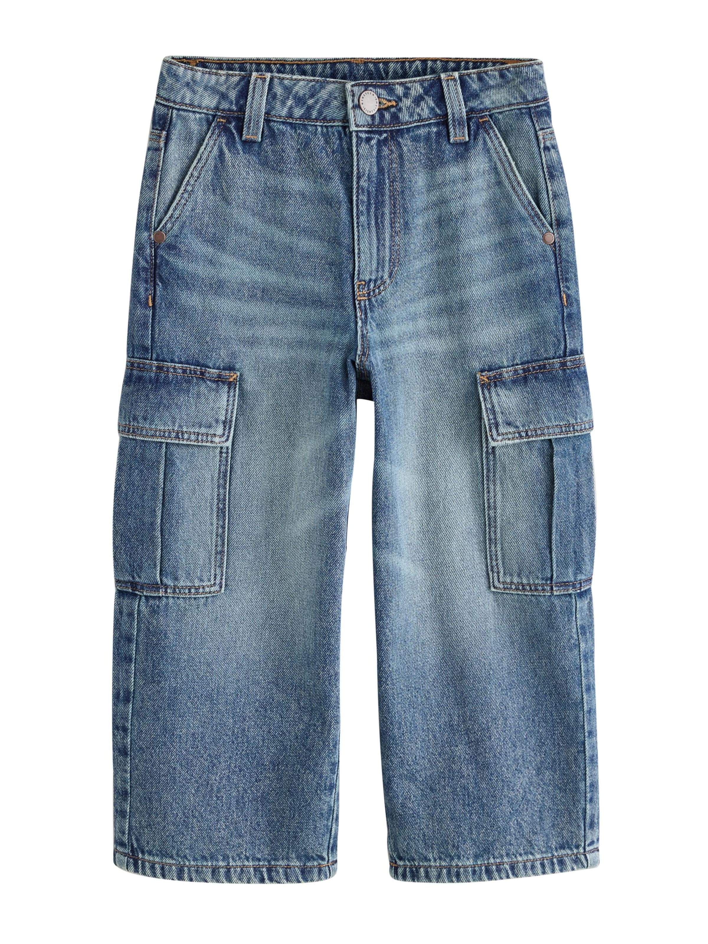 Next Normální Džíny – modrá: přední strana