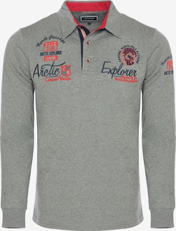CARISMA Poloshirt in Grau: Vorderseite
