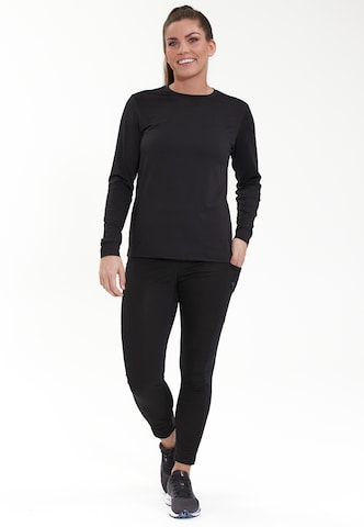 ENDURANCE Skinny Workout Pants 'Janney' in Black