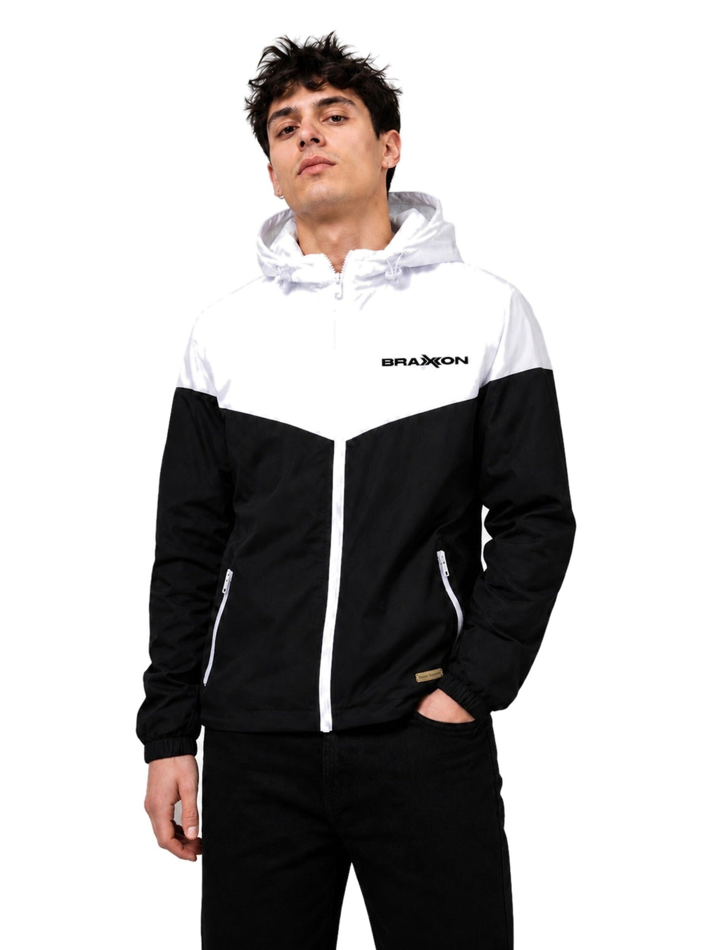 BRAXXON Performance Jacket 'BRAXXON Essential Windbreaker' in Black