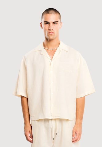 Fit confort Chemise Another Cotton Lab en blanc