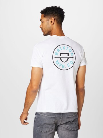 Brixton - Camiseta 'CREST' en blanco