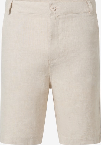 CASH-MERE.CH Regular Trousers in Beige: front