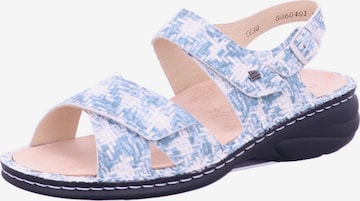 Finn Comfort Sandale 'LINOSA' in Blau: Vorderseite