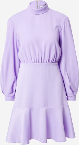 Closet London Dress in Purple: front