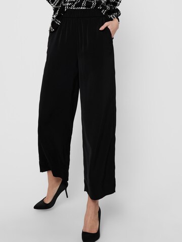 ONLY Wide leg Broek 'Gisela Gustava' in Zwart