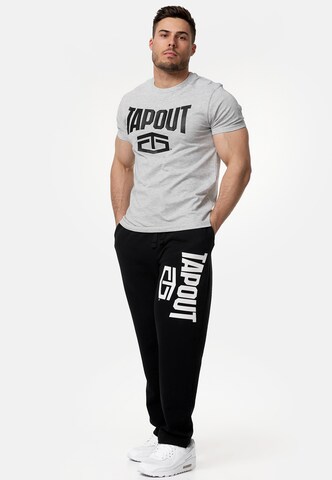 Tapout Tapered Sports trousers in Black