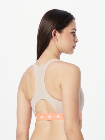 ADIDAS PERFORMANCE Bustier Biustonosz sportowy 'Powerreact' w kolorze beżowy