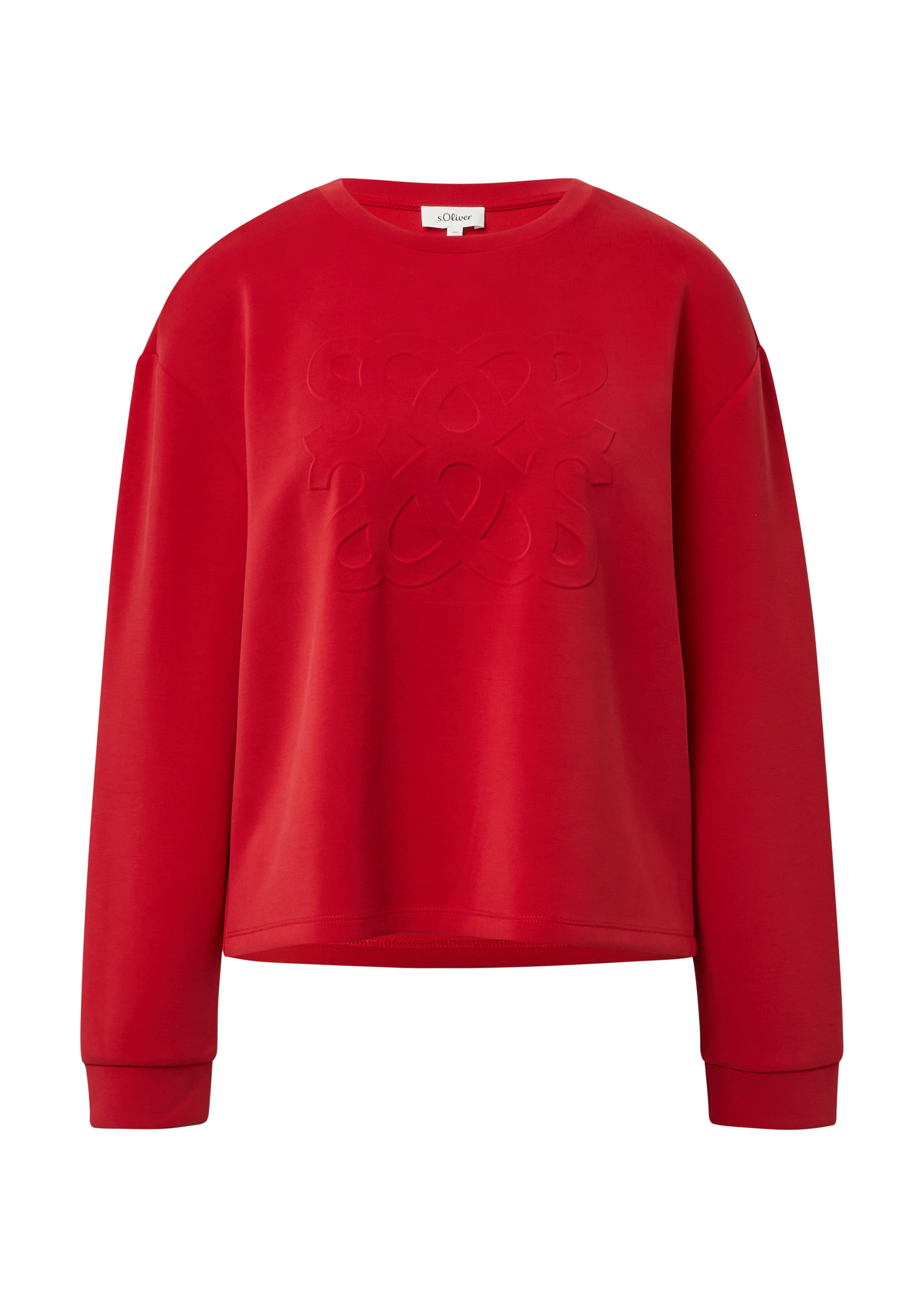 s.Oliver Sweatshirt in Rood: voorkant