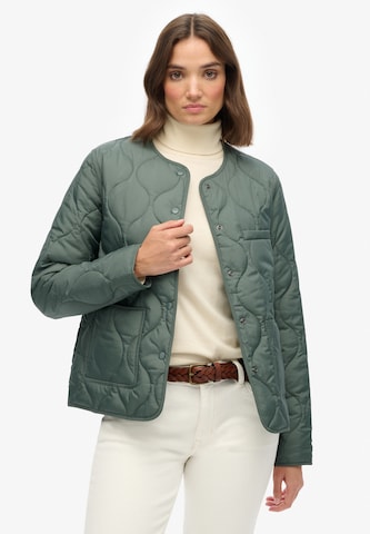 Veste mi-saison Superdry & Co en vert : devant