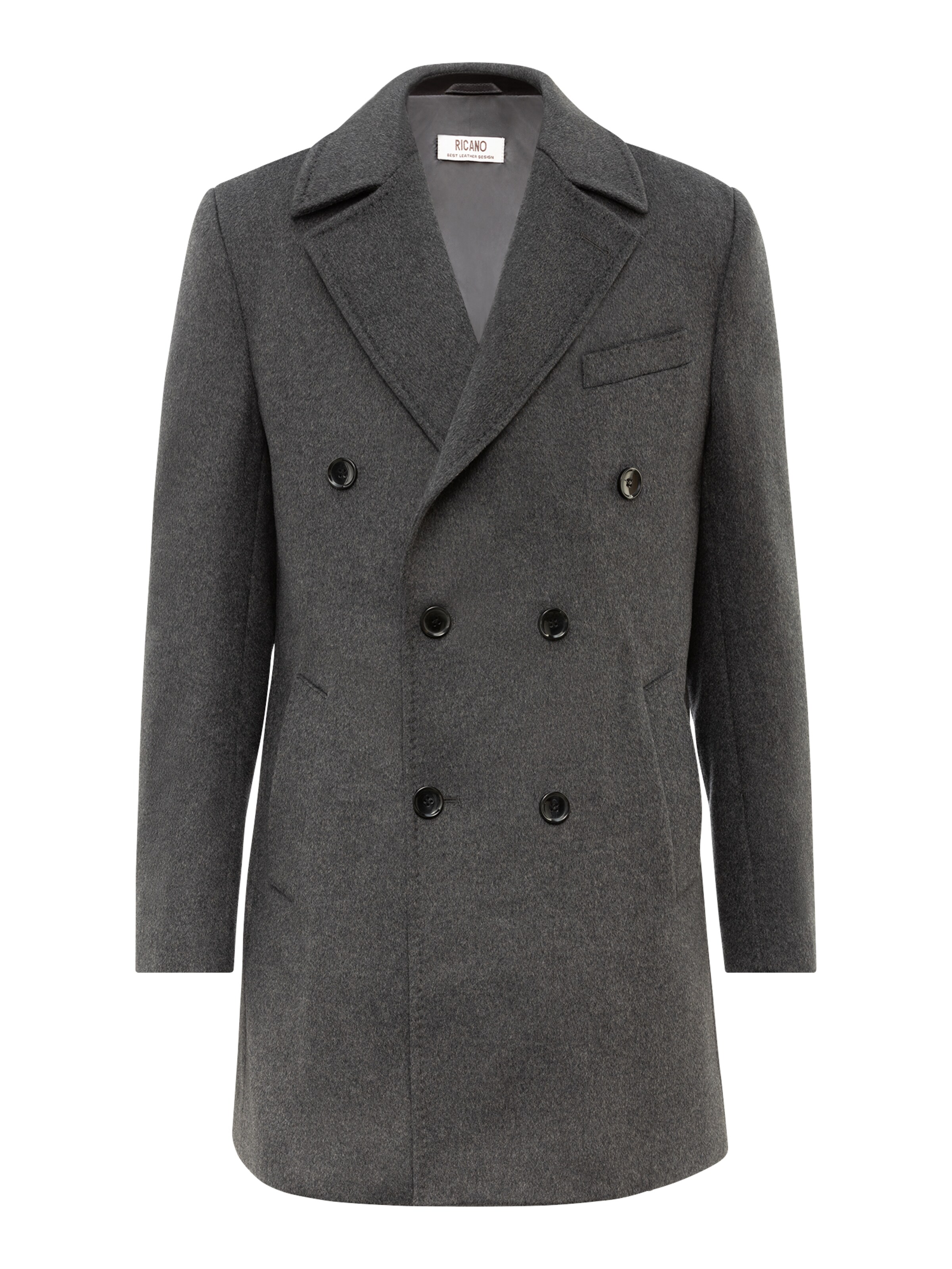 RICANO - Abrigo de entretiempo 'Giorgio' en gris: frente