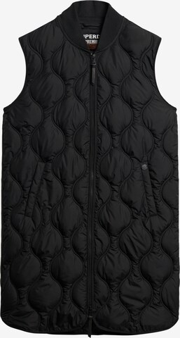 Superdry Bodywarmer in Zwart: voorkant