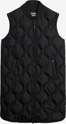 Gilet Superdry en noir : devant