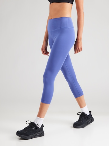 Skinny Pantaloni sport de la 4F pe albastru: față