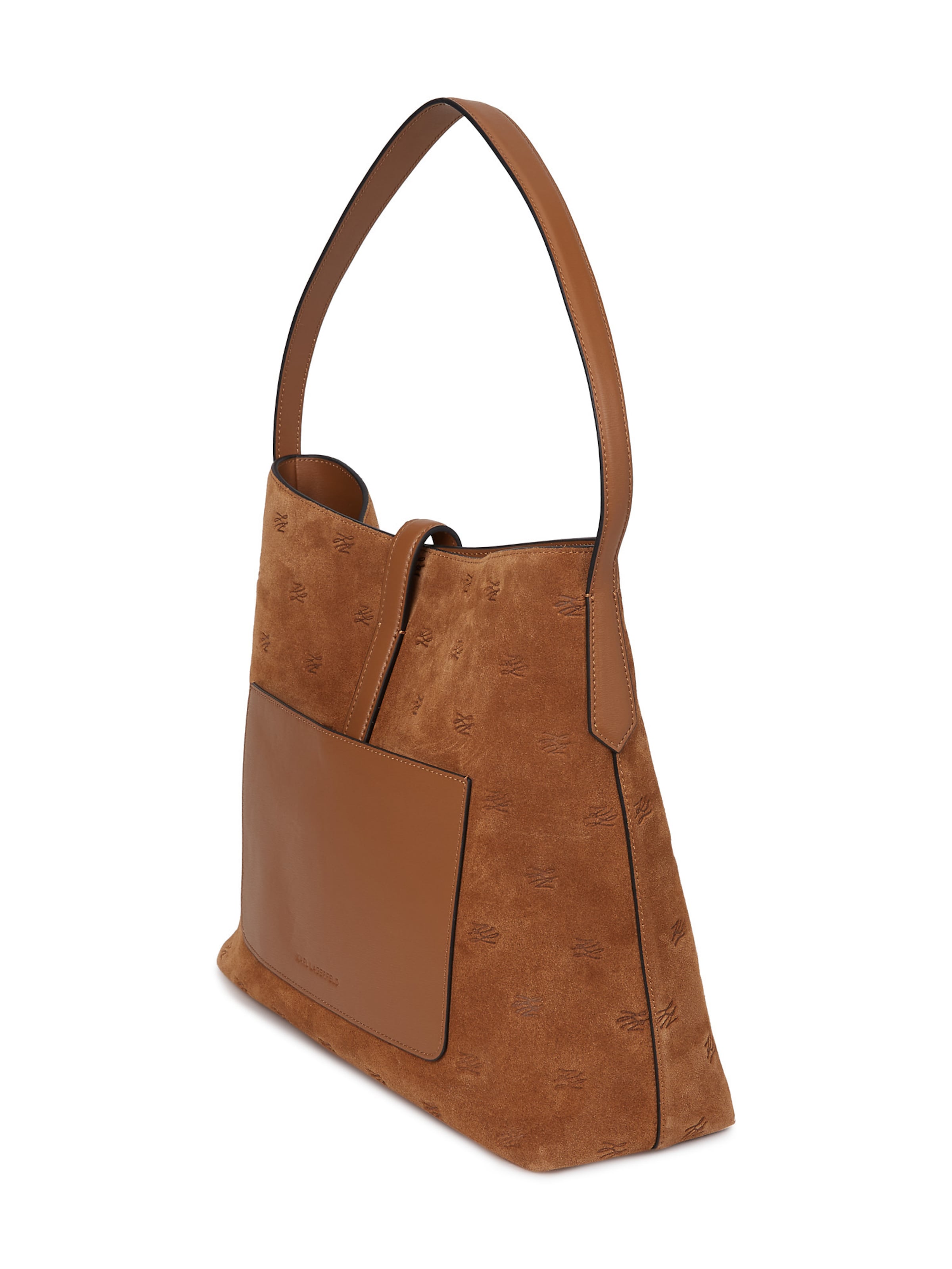 Karl Lagerfeld - Bolso de hombro 'Autograph' en marrón