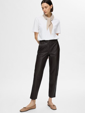 SELECTED FEMME Regular Broek in Bruin