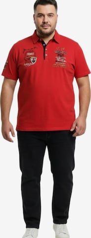 Lavecchia T-shirt 'LV-3101 Übergrößen' i röd: framsida