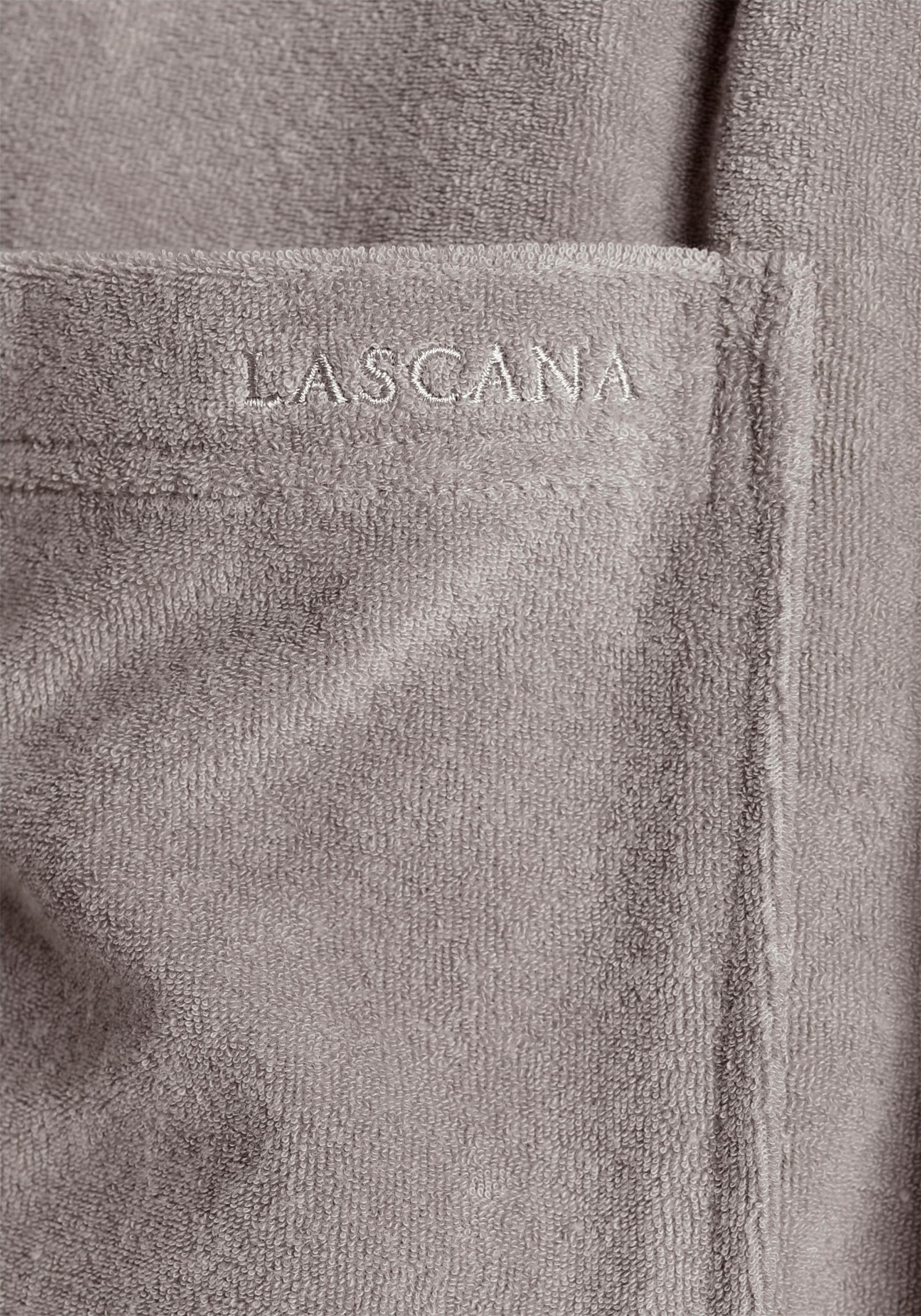 VIVANCE Rövid fürdőköpeny 'Dreams' - szürke